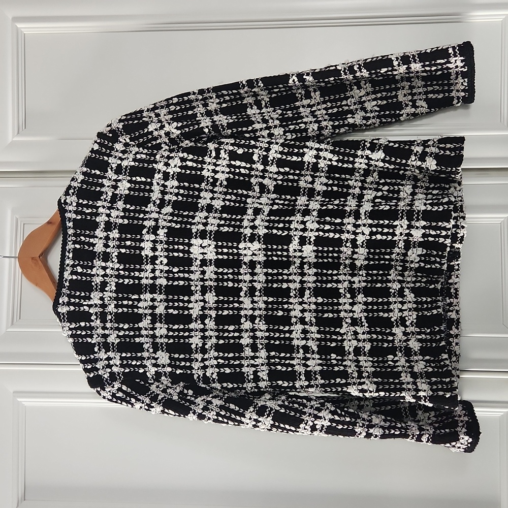 JM COLLECTION | Bouclé Tweed Blazer S/M - Picture 6 of 9